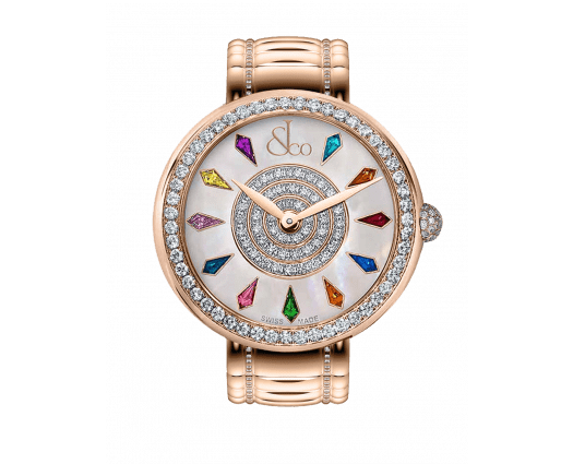 Brilliant One Row Rose Gold Couture 38mm