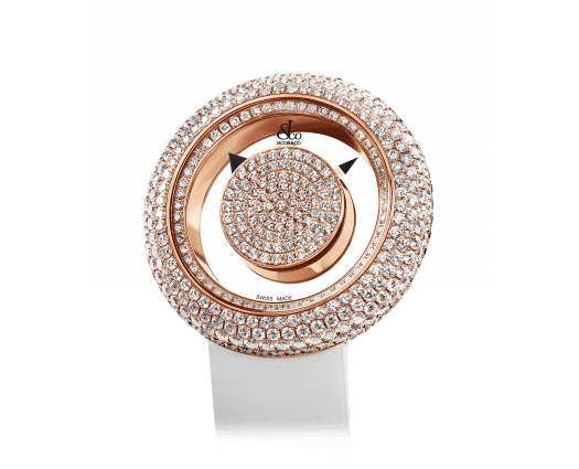 Brilliant Mystery Pave Diamonds Rose Gold (44MM)