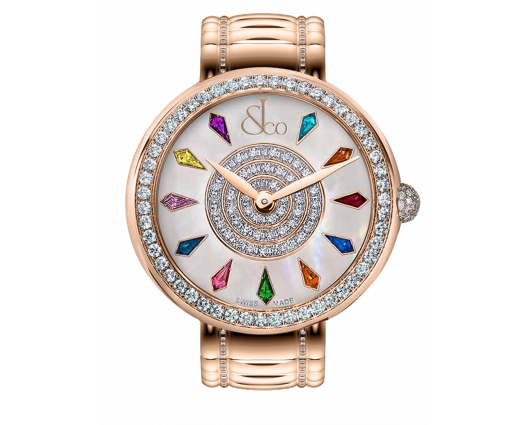 Brilliant One Row Rose Gold Couture 44mm