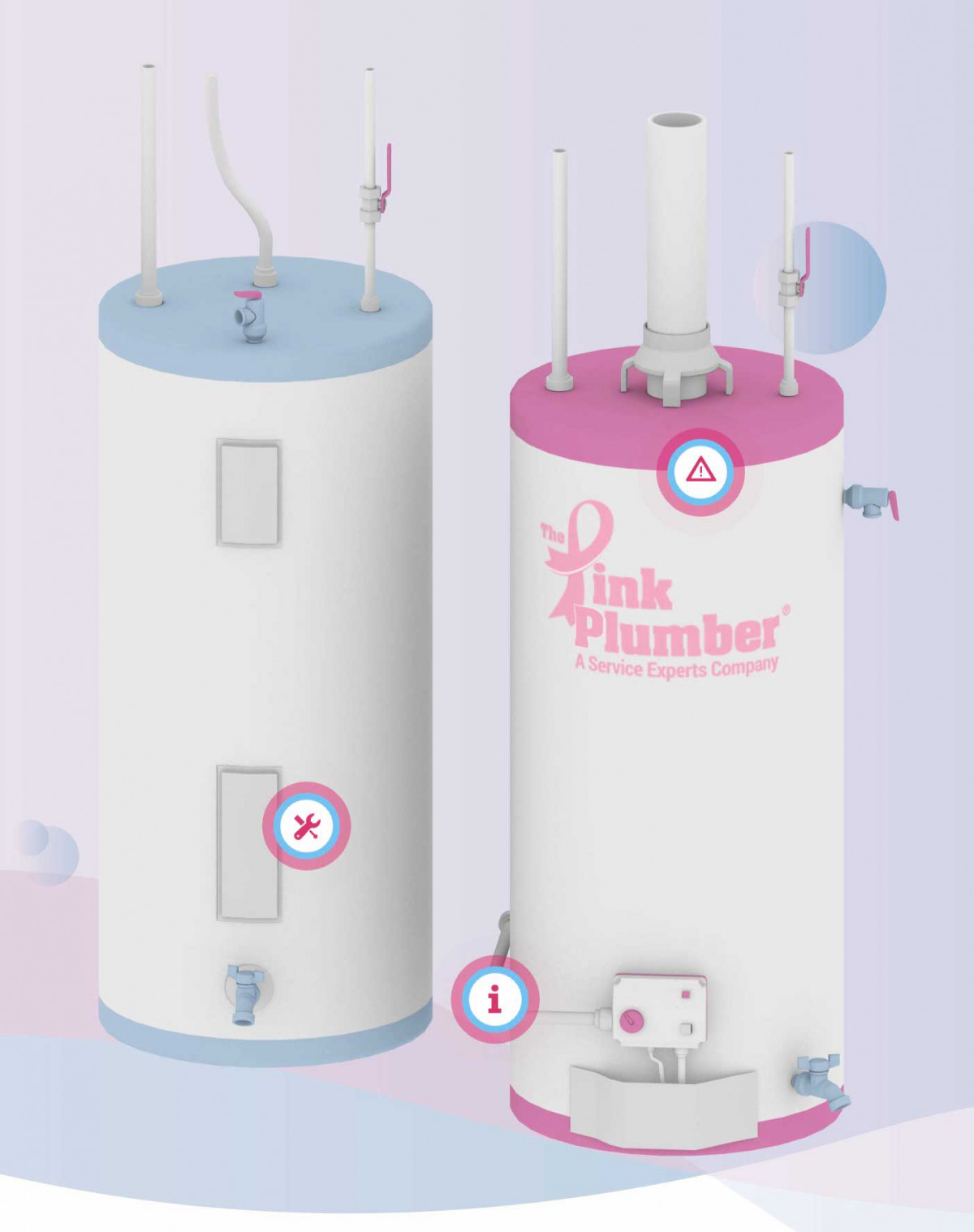 Image of website for The Pink Plumber