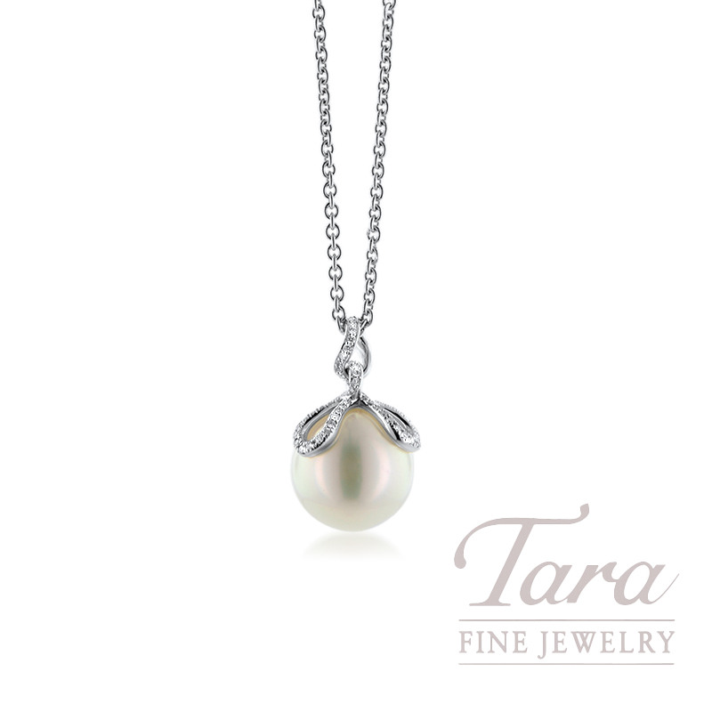 white gold pearl necklace