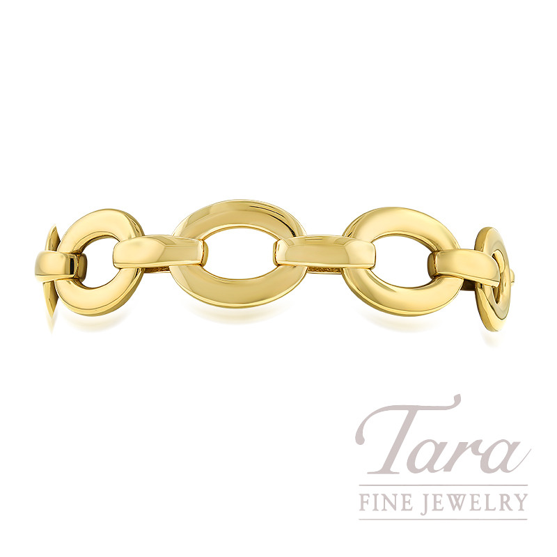 18k link bracelet